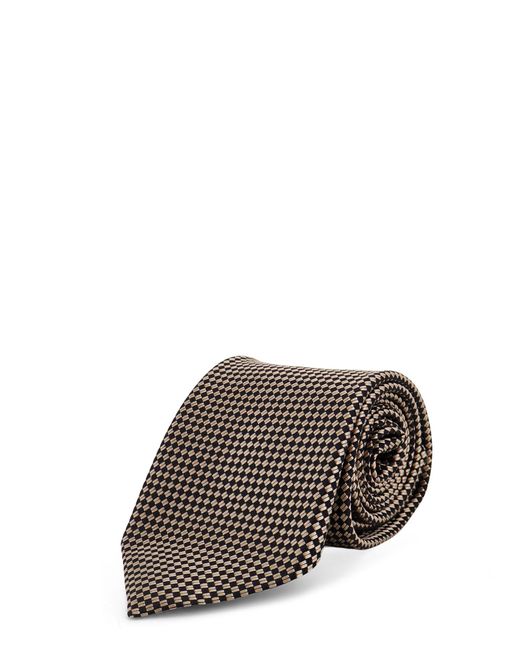 Tom Ford Brown Ties Seta for men