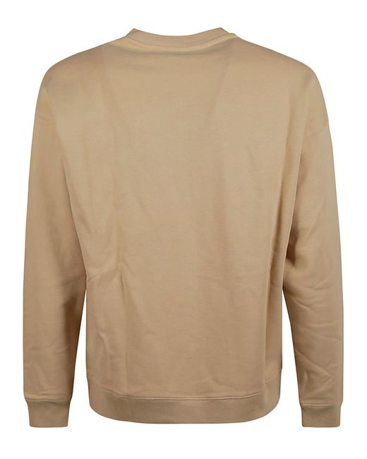 Moschino Gray Logo Sweatshirt for men