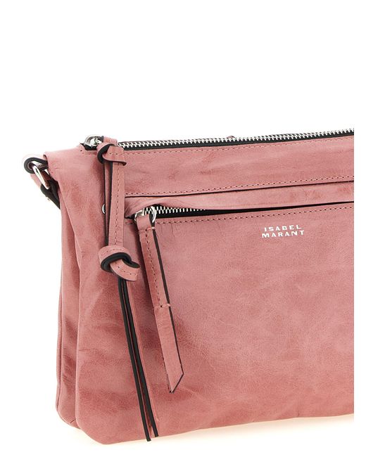 Isabel Marant Pink Calfskin Crossbody Bag