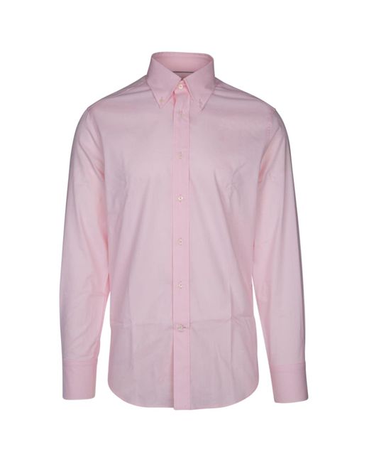 Brunello Cucinelli Pink Shirts for men