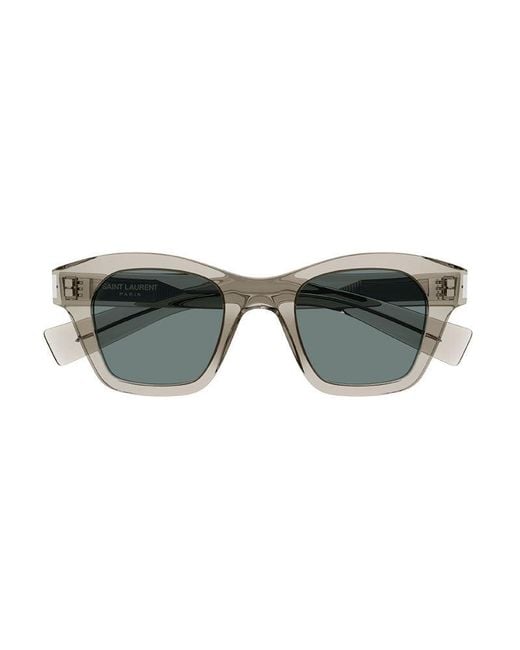 Saint Laurent Gray Frame And Lens Sunglasses