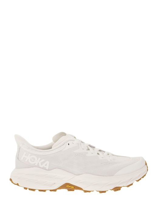 Hoka One One White Speedgoat Running Shoes for men