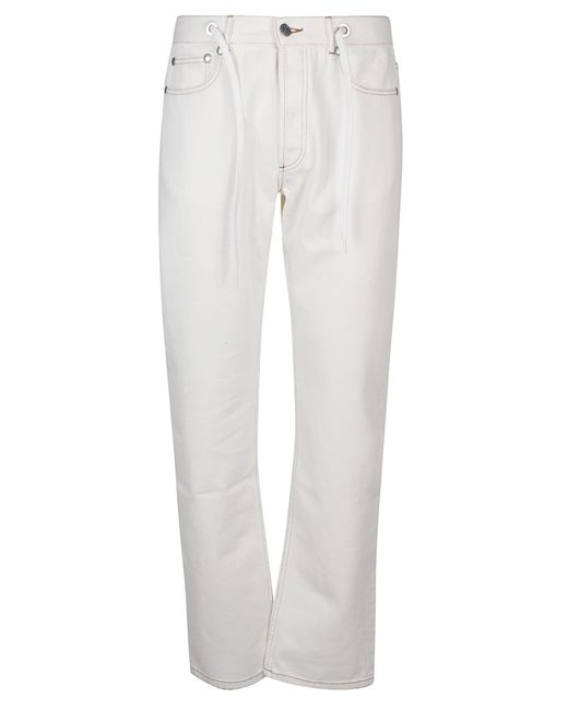 A.P.C. White Sureau 5 Pockets Jeans for men