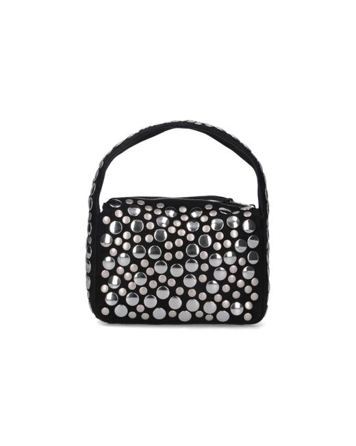 Khaite Black Elena Small Studs Bag