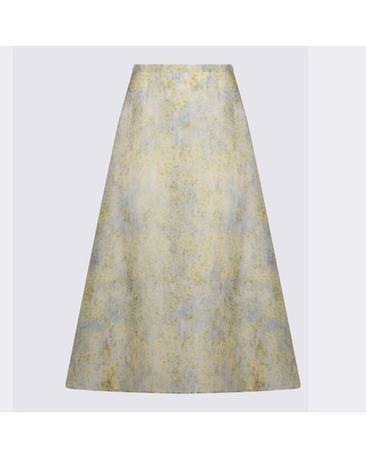 Alberta Ferretti Yellow Skirts _Se