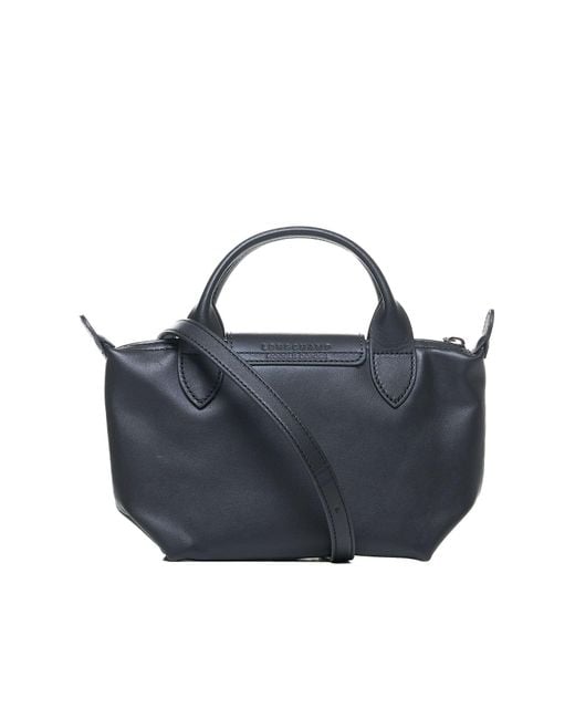 Longchamp Blue Xtra Xs Top Handle Bag
