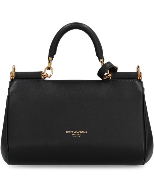 Dolce & Gabbana Black Handbag My Sicily Calf Handbags
