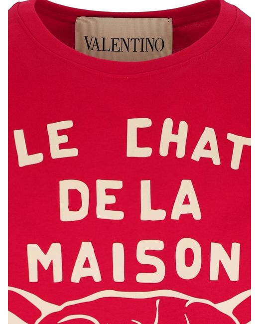 Valentino Red T-Shirts And Polos Cotton for men