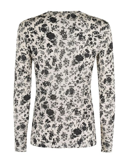 Ulla Johnson Black Neri Long Sleeve Ruched Top