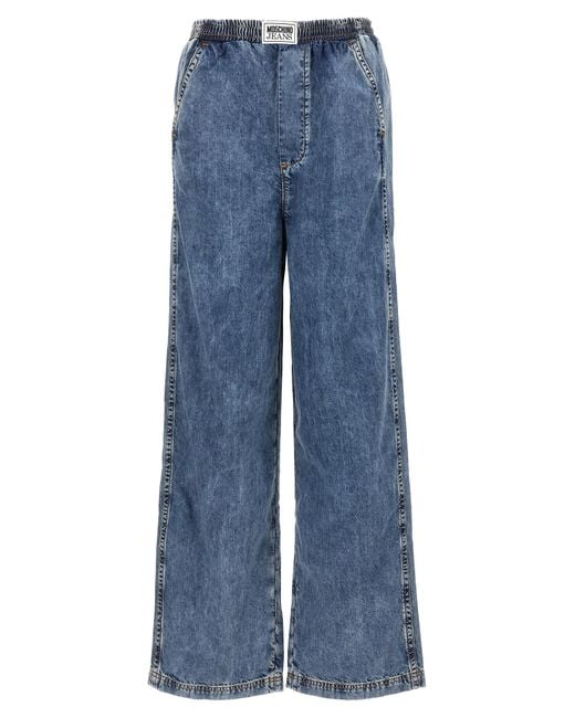 Moschino Blue Light Cotton Denim Jeans
