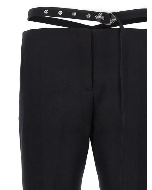 The Attico Blue Cut Out Pants