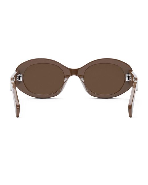 Céline Brown Triomphe Acetato Sunglasses