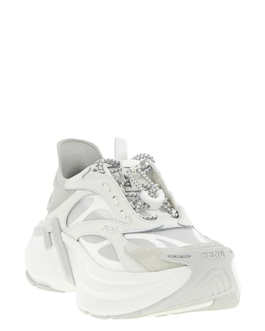 Fendi White Logo Sneakers
