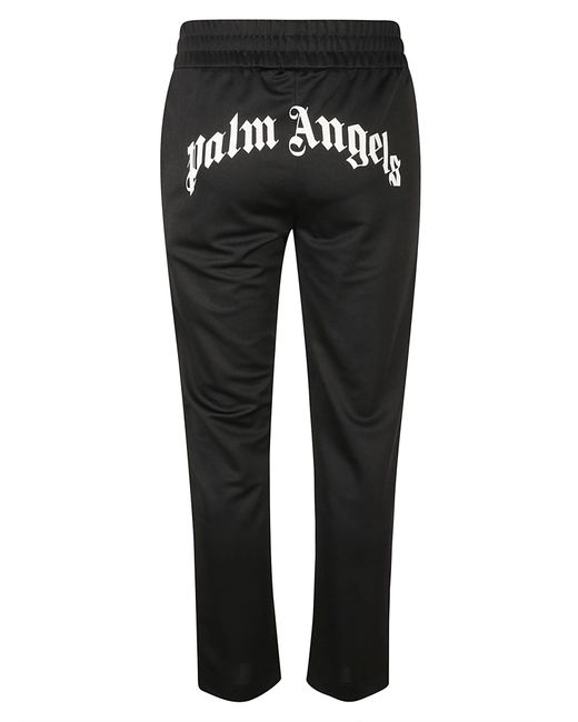 Palm Angels Black Fitted Track Pants for men
