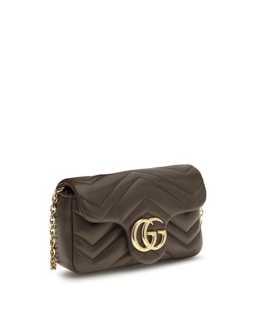 Gucci Gray Gg Marmont Shoulder Bag