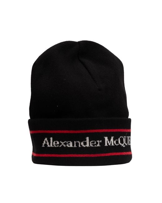 McQueen Black Cashmere Hat