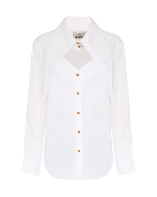 Vivienne Westwood White Heart Cotton Shirt