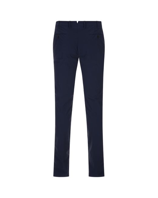 PT01 Blue Kinetic Fabric Classic Trousers for men