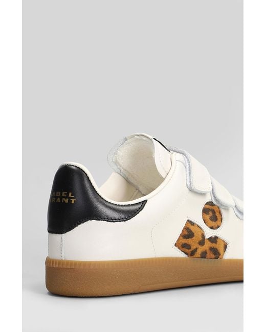 Isabel Marant White Beth Sneakers