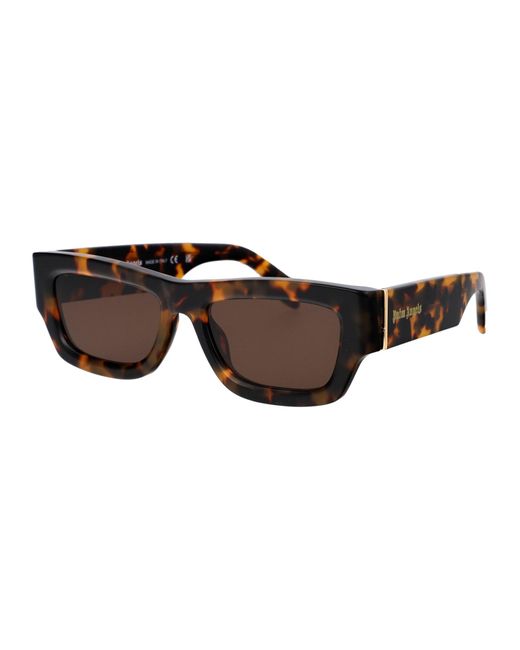 Palm Angels Brown Auberry Sunglasses