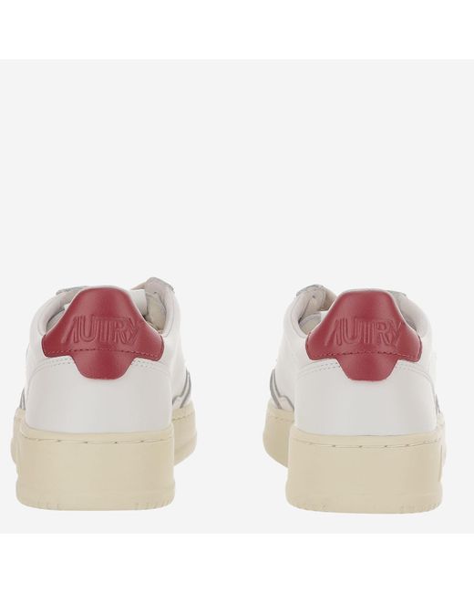 Autry White Sneakers Medalist Low Leather Trainers