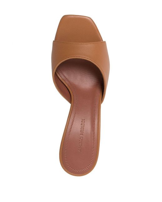 AMINA MUADDI Brown Sandals Lupita Slipper
