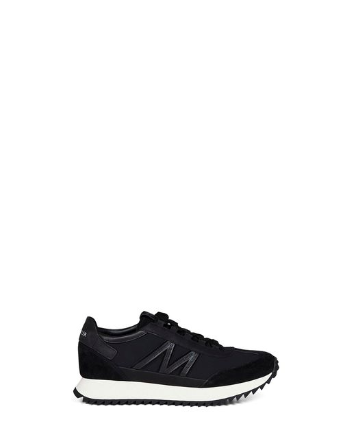 Moncler White Suede And Nubuck Pacey2 Sneakers for men