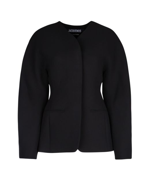 Jacquemus Black Jackets And Vests
