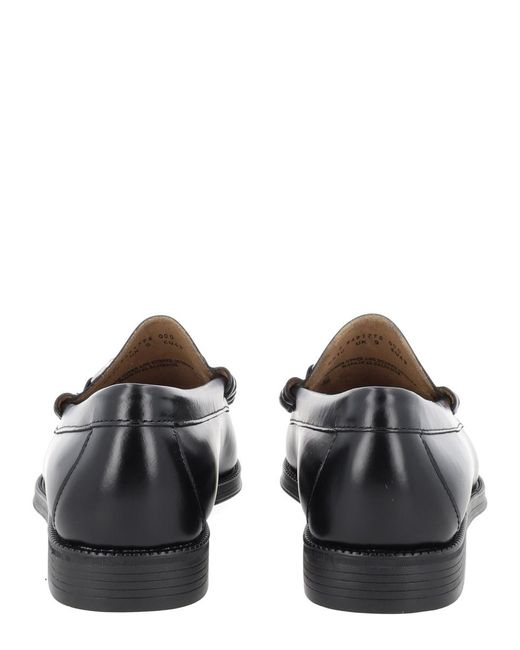 G.H.BASS Black Mocassino "Easy Weejun Lincoln" for men