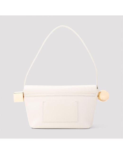 Jacquemus Natural Le Rond Carre Handbag Unica