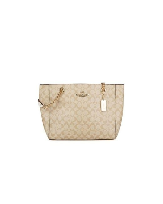 COACH Brown Tote Bag Smooth Leather Tote-Bags