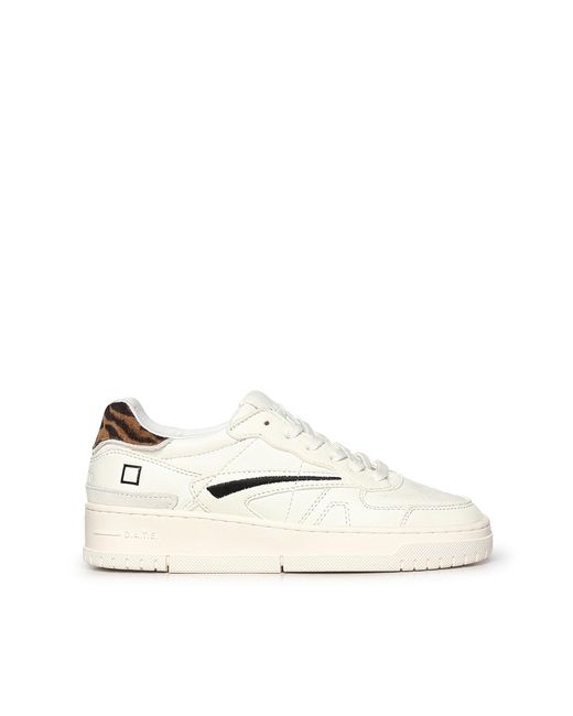 Date Natural Sneakers Goatskin