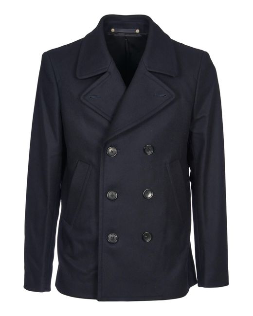 Paul Smith Coat in Blue for Men Lyst UK
