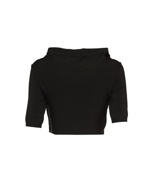 Philosophy Di Lorenzo Serafini Black Draped Top