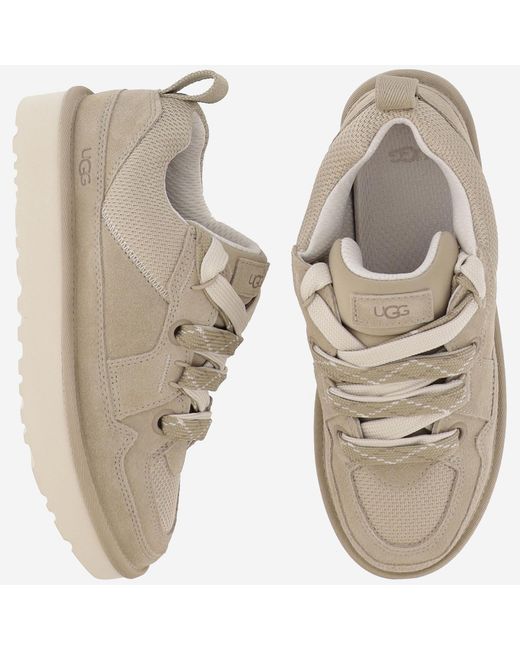 Ugg Natural Sneakers Lo Lowmel Leather Trainers