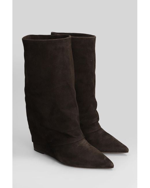 The Seller Black High Heels Ankle Boots