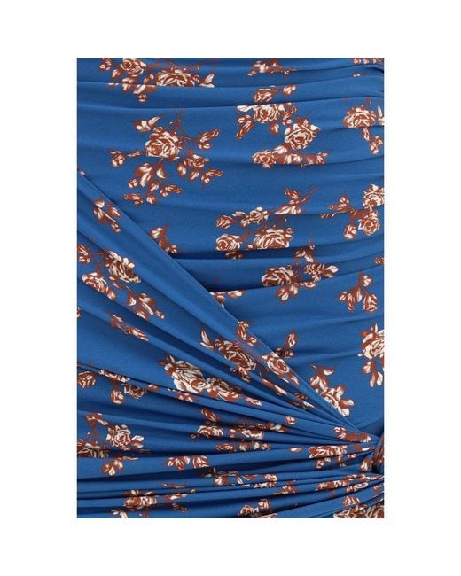 Magda Butrym Blue Polyamide Mini Skirt