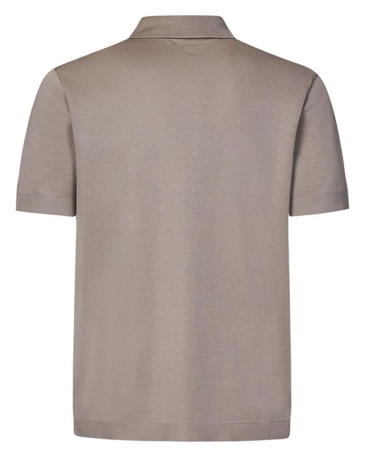 Herno Gray Polo Shirt for men