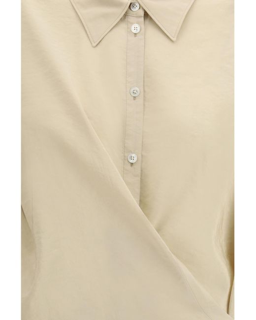 Lemaire Natural Draped Shirt