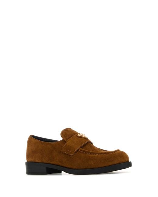Prada Brown Moccasters