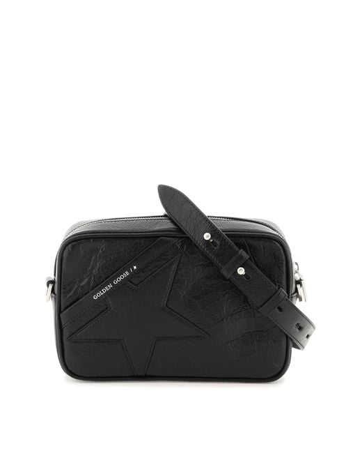Golden Goose Star Bag Crossbody Bag in Black | Lyst