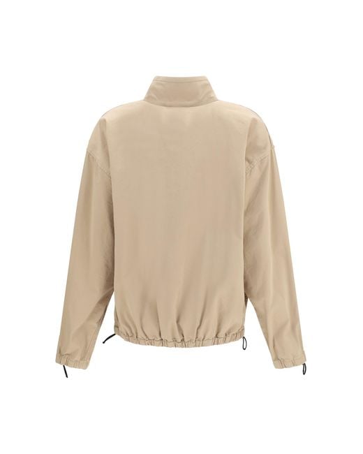 Miu Miu Natural Gabardine Zip Jacket Cotton