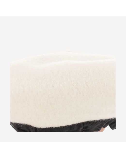 Patou Natural Hat, Wool