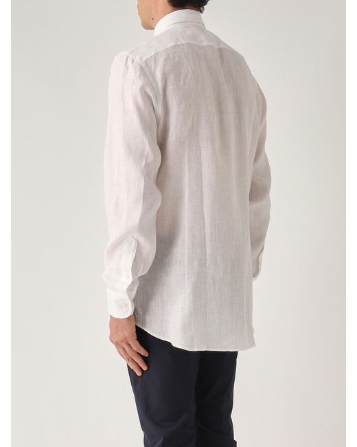 Etro Natural Shirt Roma Logo Shirt for men