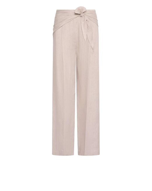 Marella White Trousers
