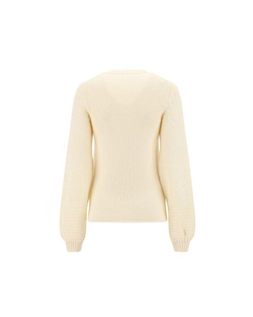 Chloé Natural Cashmere And Wool Pullover