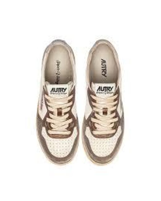 Autry White Sup Vint Low Wom