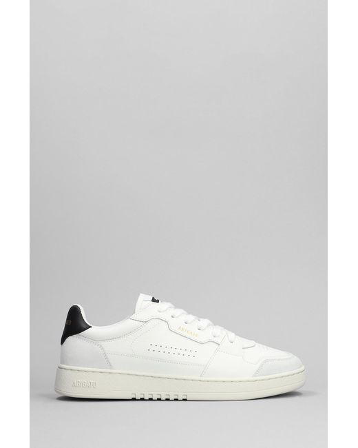Axel Arigato Dice Lo Sneakers In White Suede And Leather for men