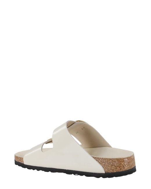Birkenstock White Arizona Big Buckle Sandal