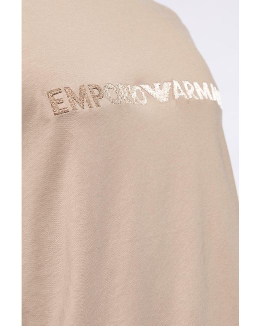 Emporio Armani Natural Cotton T-Shirt for men